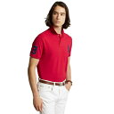 ラルフローレン メンズ ポロシャツ トップス Men's Big Pony Custom Slim Fit Mesh Polo Red(4)