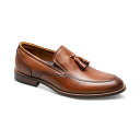 フローシャイム メンズ スリッポン・ローファー シューズ Men's Ruvo Moc Toe Tassel Slip On Cognac