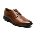 ノンブッシュ メンズ ドレスシューズ シューズ Men's Baxter Leather Plain Toe Oxford Cognac