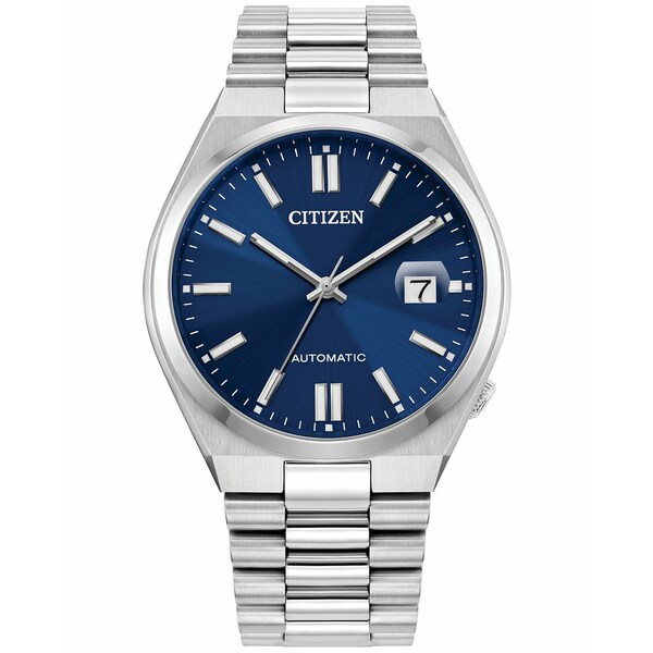 シチズン レディース 腕時計 アクセサリー Men's Tsuyosa Automatic Stainless Steel Bracelet Watch 40mm Silver-tone