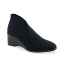 エアロソールズ レディース ブーツ シューズ Anini Boot-Ankle Boot-Wedge Black Elastic