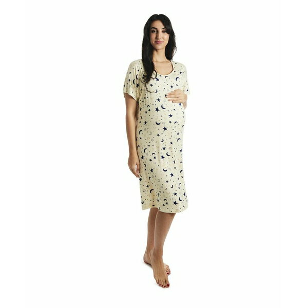 エベリーグレイ レディース ワンピース トップス Women's Rosa Maternity/Nursing Hospital Gown Twinkle