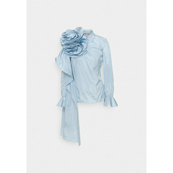 モスキーノ レディース シャツ トップス Button-down blouse - light blue