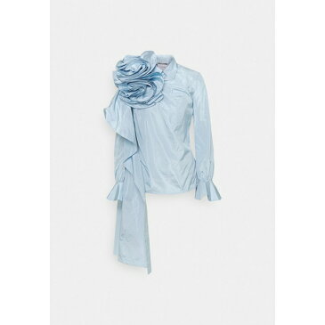 モスキーノ レディース シャツ トップス Button-down blouse - light blue