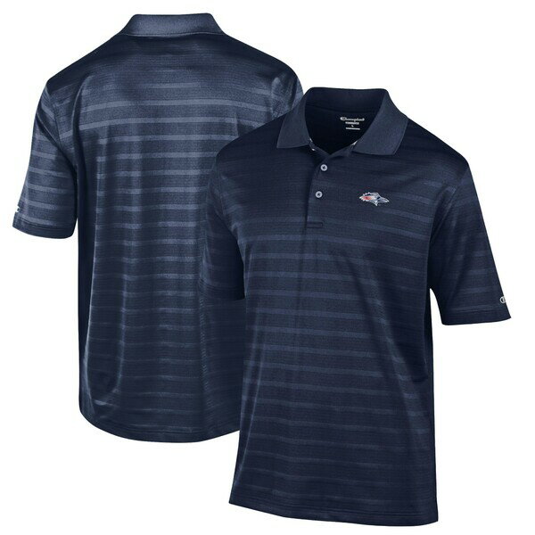 `sI Y |Vc gbvX MSU Denver Roadrunners Champion Textured Solid Polo Blue