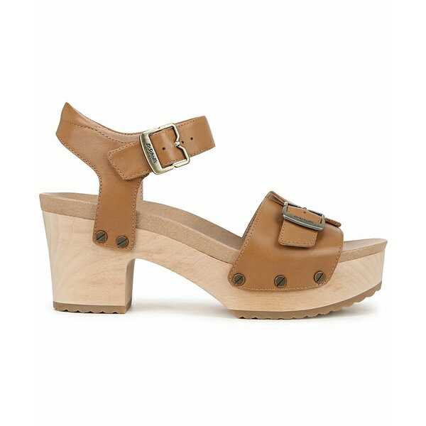 ドクター・ショール レディース サンダル シューズ Women's Original-Love Platform Sandals Honey Brown Leather