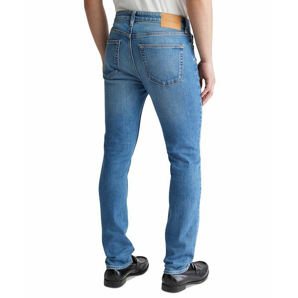カルバン・クライン カルバンクライン メンズ デニムパンツ ボトムス Men's Skinny-Fit Jeans Klein Blue