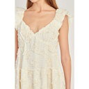 イングリッシュファクトリー レディース ワンピース トップス Women's Ribbon Embroidered Maxi Dress Ivory