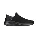 XPb`[Y Y Xj[J[ V[Y Men's Slip-Ins - Ultra Flex 3.0 - Smooth Step Slip-On Walking Sneakers from Finish Line Black