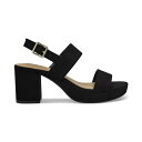 ジャニ ベルニーニ レディース サンダル シューズ Women 039 s Astridd Memory Foam Double Band Block Heel Sandals, Created for Macy 039 s Black Micro