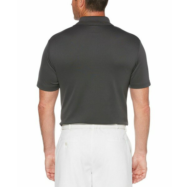 PGAツアー メンズ ポロシャツ トップス Men 039 s Airflux Solid Mesh Short Sleeve Golf Polo Shirt Asphalt Gray