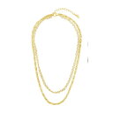 󥰥եС ǥ ͥå쥹硼ڥȥȥå ꡼ Amedea Layered Necklace Gold-Plated