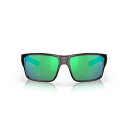 コスタデルマール メンズ サングラス・アイウェア アクセサリー Men's Polarized Sunglasses, Reefton Pro 6S9080 Matte Black, Green