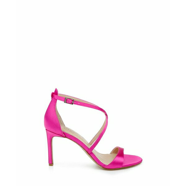 ジュウェルダグレイミシュカ レディース オックスフォード シューズ Women s Dimitra Crisscross Strap Stiletto Evening Sandals Neon Pink Satin