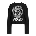 【送料無料】 ヴェルサーチ レディース パーカー・スウェットシャツ アウター Sweatshirts Black