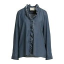 【送料無料】 モモン レディース Tシャツ トップス Tops Blue(4)