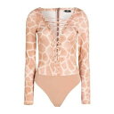 【送料無料】 エリザベスフランキ レディース Tシャツ トップス Bodysuits Pink(4)