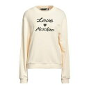 【送料無料】 モスキーノ レディース パーカー・スウェットシャツ アウター Sweatshirts White