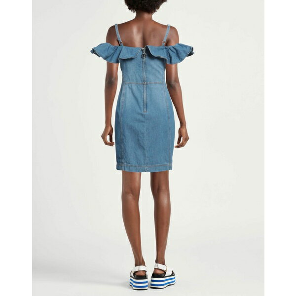 【送料無料】 モスキーノ レディース ワンピース トップス Mini dresses Blue