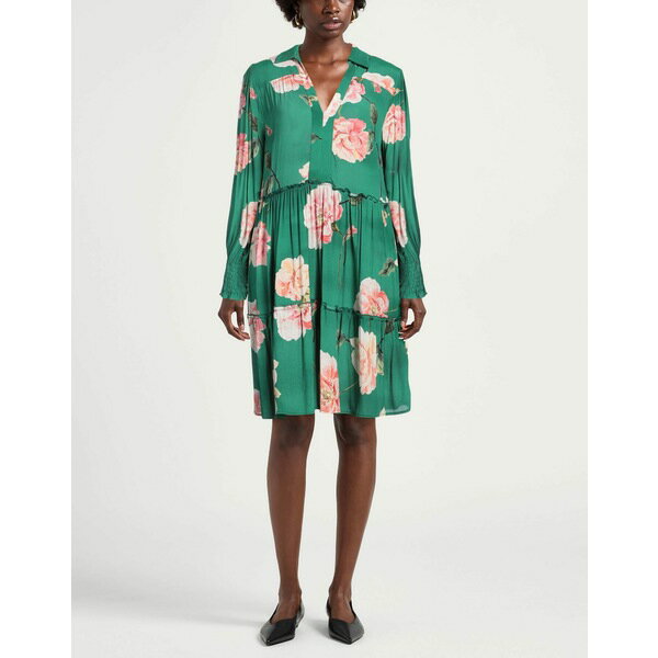 【送料無料】 リプレイ レディース ワンピース トップス Mini dresses Green