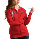 アンティグア レディース パーカー・スウェットシャツ アウター Houston Rockets Antigua Women's Team Victory FullZip Hoodie Red