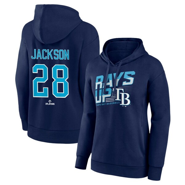 ファナティクス レディース パーカー・スウェットシャツ アウター Tampa Bay Rays Fanatics Women's Personalized Hometown Legend Pullover Hoodie Navy