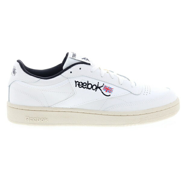 Reebok リーボック メンズ スニーカー 【Reebok Club C 85 Chalk Paperwhite Core Black】 サイズ US_8(26.0cm) Chalk/Paperwhite/Core Black