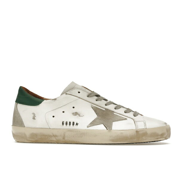 Golden Goose ゴールデングース メンズ スニーカー 【Golden Goose Super-Star White Green Grey Suede Patch】 サイズ US_11(29.0cm) White/Green