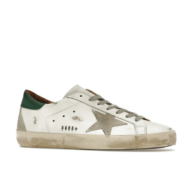Golden Goose ゴールデングース メンズ スニーカー 【Golden Goose Super-Star White Green Grey Suede Patch】 サイズ US_11(29.0cm) White/Green