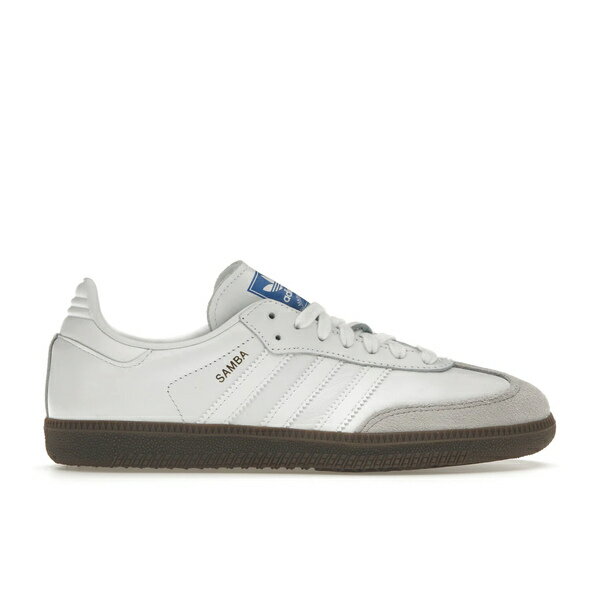 adidas アディダス メンズ スニーカー 【adidas Samba Cloud White Blue Gum】 サイズ US_9.5(27.5cm) Cloud White/Cloud White/Gum