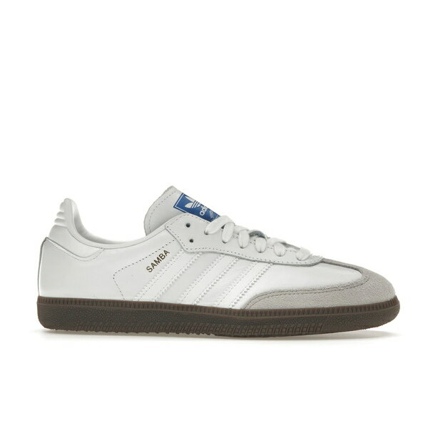 adidas アディダス メンズ スニーカー 【adidas Samba Cloud White Blue Gum】 サイズ US_9.5(27.5cm) Cloud White/Cloud White/Gum