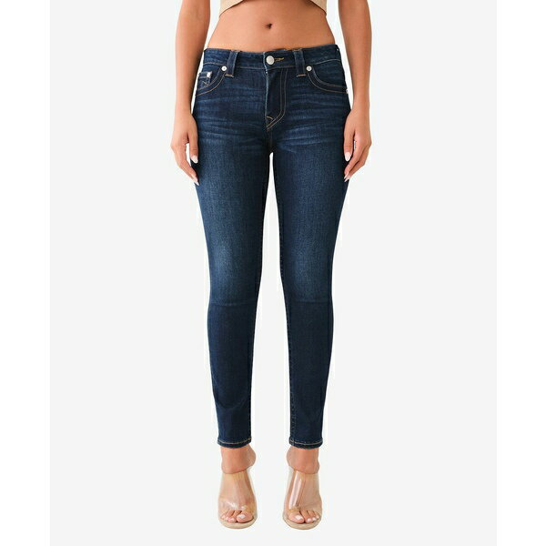 トゥルーレリジョン レディース デニムパンツ ボトムス Women's Jennie Mid Rise Curvy Skinny Jeans Indigo Upgrade