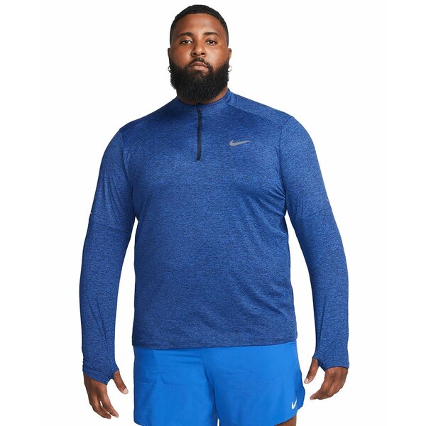ナイキ メンズ パーカー・スウェットシャツ アウター Men's Element Running Quarter-Zip Obsidian