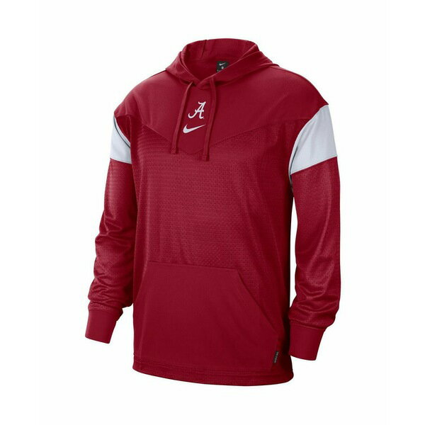 ナイキ メンズ パーカー・スウェットシャツ アウター Men's Crimson Alabama Crimson Tide Sideline Jersey Pullover Hoodie Crimson