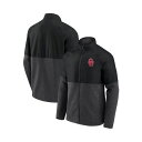 ファナティクス メンズ ジャケット&ブルゾン アウター Men's Black, Heathered Charcoal Oklahoma Sooners Durable Raglan Full-Zip Jacket Black, Heathered Charcoal(4)