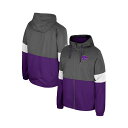 コロシアム メンズ ジャケット&ブルゾン アウター Men's Charcoal Kansas State Wildcats Miles Full-Zip Ja...