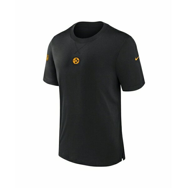 ナイキ メンズ シャツ トップス Men's Black Pittsburgh Steelers 2023 Sideline Performance T-shirt Black