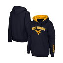 コロシアム レディース パーカー・スウェットシャツ アウター Women's Navy West Virginia Mountaineers Arch and ...