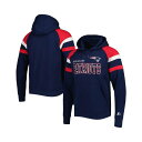 スターター メンズ パーカー・スウェットシャツ アウター Men's Navy New England Patriots Draft Fleece Raglan...