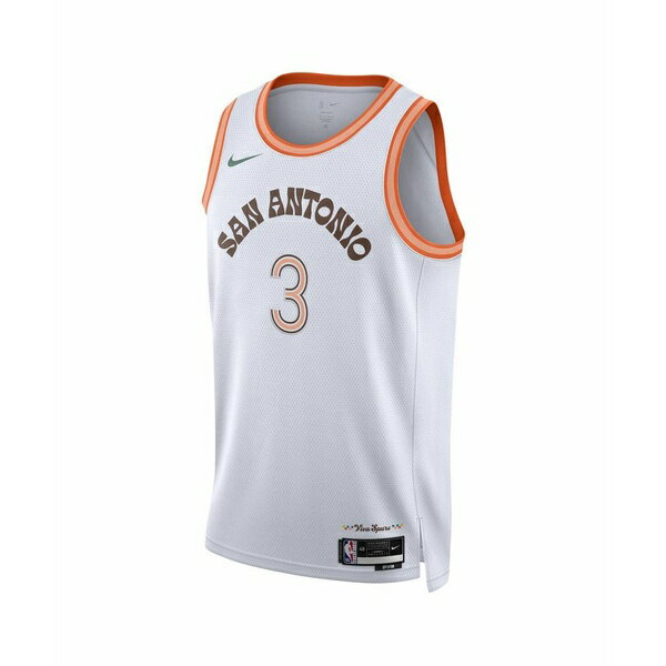 ナイキ メンズ シャツ トップス Men's and Women's Keldon Johnson White San Antonio Spurs 2023/24 Swingman Jersey - City Edition White