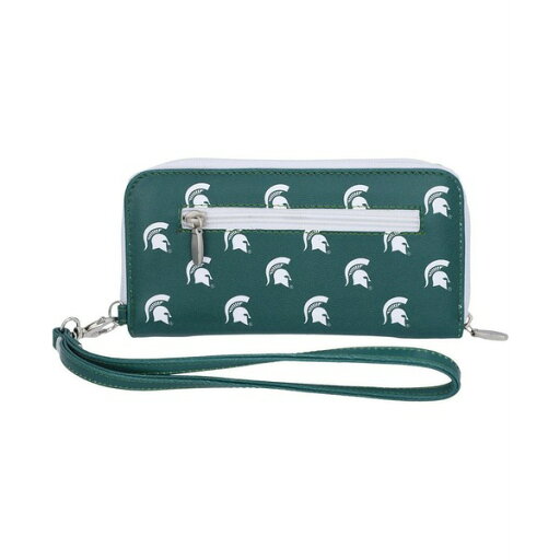 エーグルウィング レディース 財布 アクセサリー Women's Michigan State Spartans Zip-Around Wristlet Wallet Green エーグルウィング レディース 財布 アクセサリー Women's Michigan State Spartans Zip-Around Wristlet Wallet Green