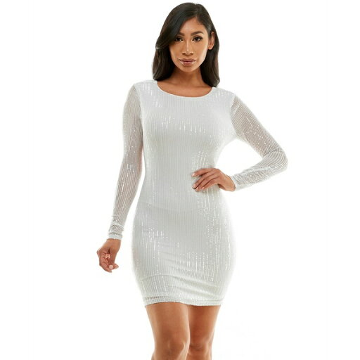 ベベ レディース ワンピース トップス Women's Open Back Asymmetrical Hem Mini Dress Ivory ベベ レディース ワンピース トップス Women's Open Back Asymmetrical Hem Mini Dress Ivory