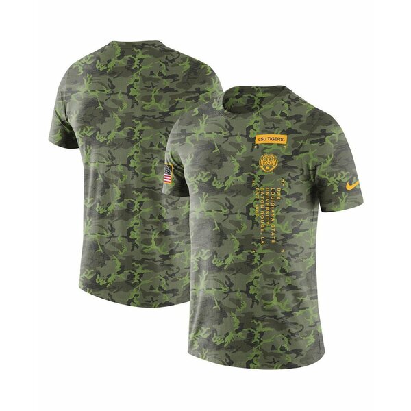ナイキ メンズ シャツ トップス Men's Camo LSU Tigers Military-Inspired T-shirt Camo