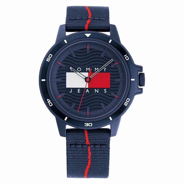 【送料無料】 トミー ヒルフィガー レディース 腕時計 アクセサリー Gents Tommy Jeans Watch Blue