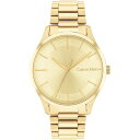 【送料無料】 カルバンクライン レディース 腕時計 アクセサリー Ladies Calvin Klein Bracelet Watch Gold