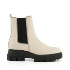 【送料無料】 デューンロンドン レディース ブーツ シューズ Provenses Chelsea Boots Ecru 736