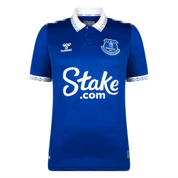  ヒュンメル メンズ シャツ トップス Everton Home Shirt 2023 2024 Adults Blue