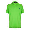 【送料無料】 ラルフローレン メンズ ポロシャツ トップス Polo Slim Mesh S/S Sn99 Neon Green