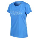 【送料無料】 レガッタ レディース ポロシャツ トップス Womens Fingal VI T-Shirt Sonic Blue