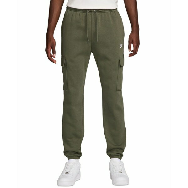 ナイキ メンズ カジュアルパンツ ボトムス Men's Club Fleece Cargo Pants Medium Olive/Medium Olive/..
